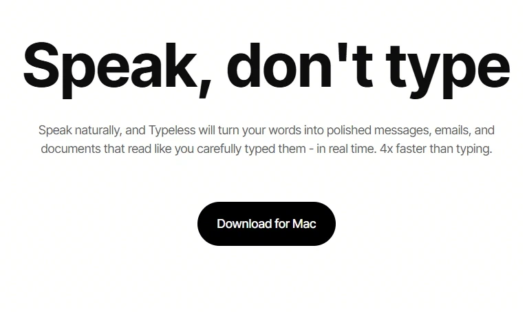 Typeless