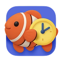 摸摸鱼计时器 logo