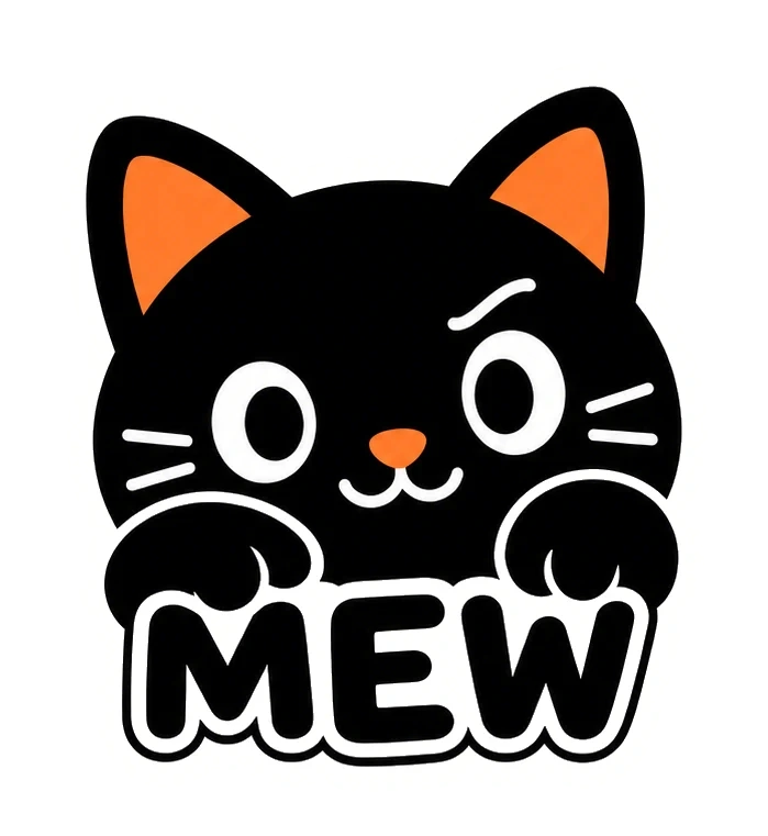 MewSticker贴纸喵 logo